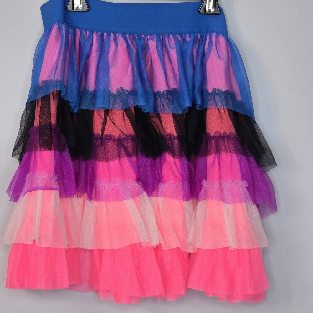Target Blue and Pink Layered Mini Skirt
